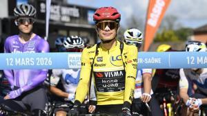 Jonas Vingegaard, en la París-Niza que ganó.