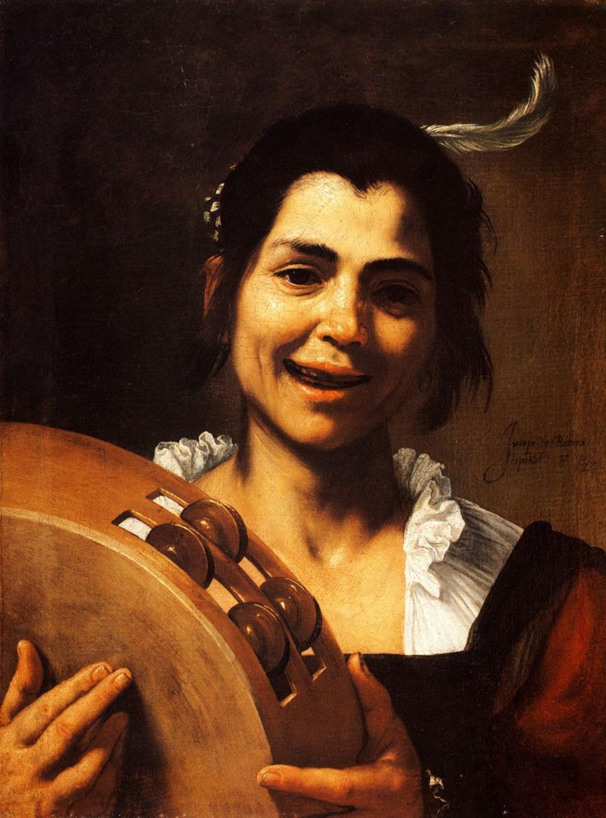 &quot;La chica de la pandereta&quot;, de José de Ribera.