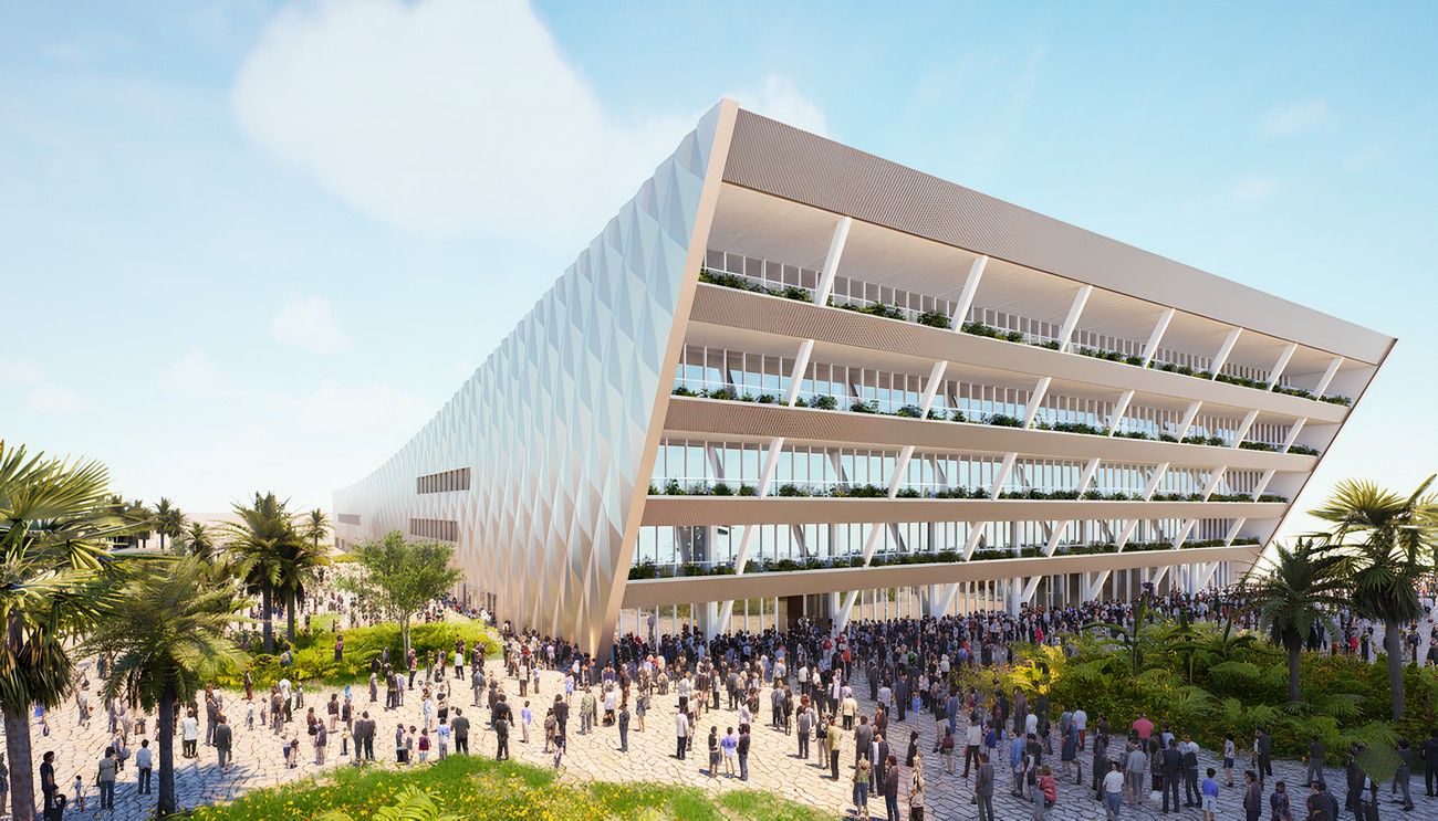 El nuevo pabellón de Infecar, en imágenes