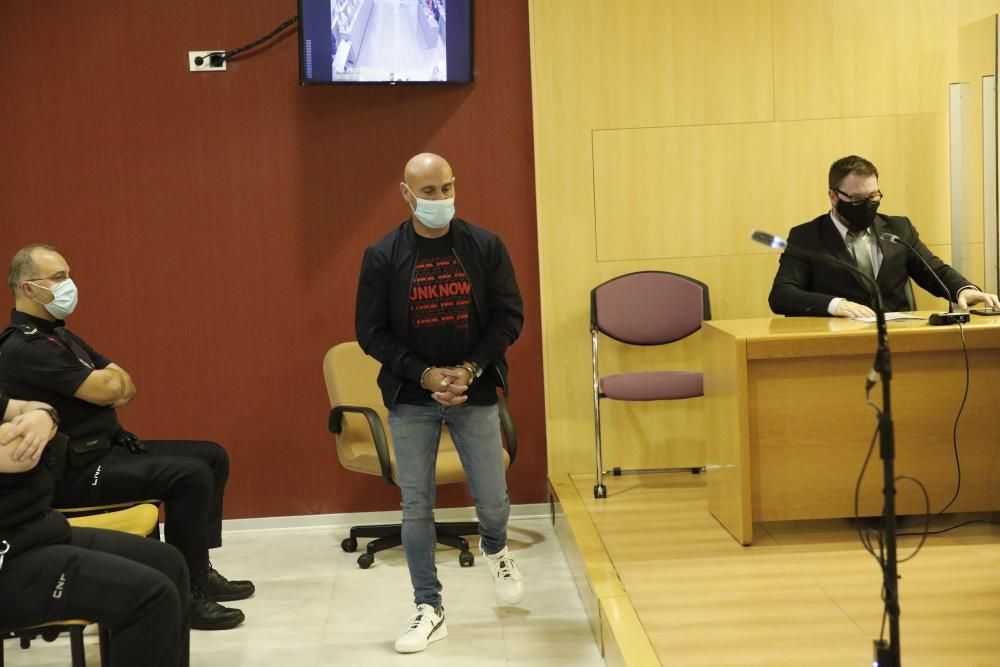 Javier Ledo, durante la lectura del veredicto.