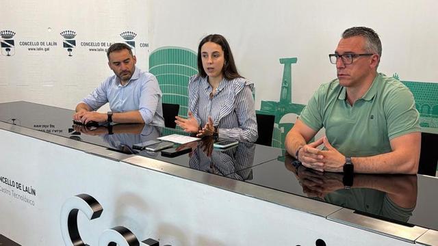Areán, Seijas y Varela en la presentación de la Gala do Deporte de Lalín. | CEDIDA