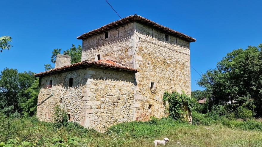 Torre medieval de Vallejuelo (Burgos).