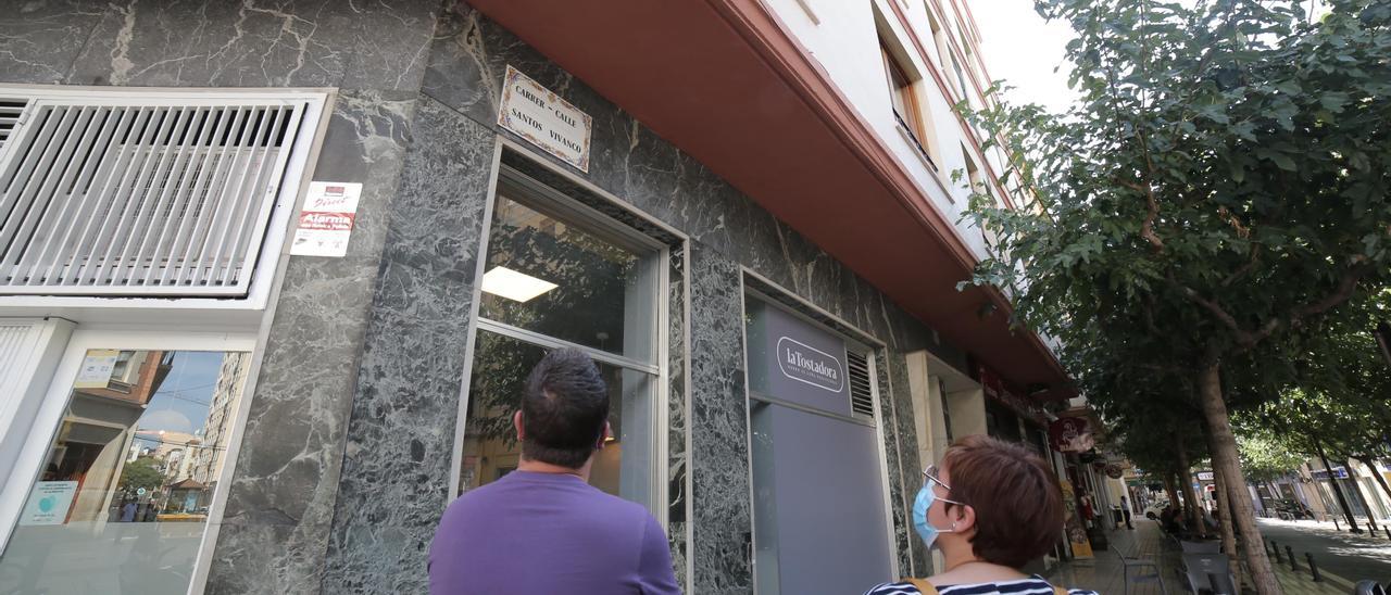 Calle Santos Vivanco. La propuesta de Cultura recoge que se llame Guillem Agulló.