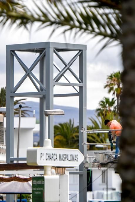 OBRAS ILEGALES CERCA DE LA CHARCA DE MASPALOMAS