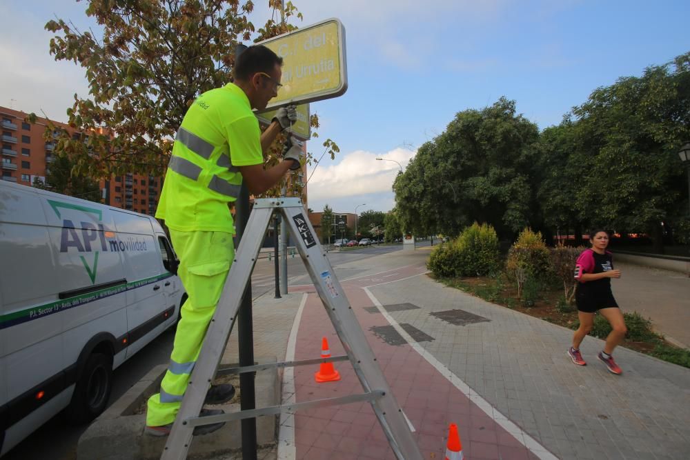 València cambia las placas de calles Franquistas