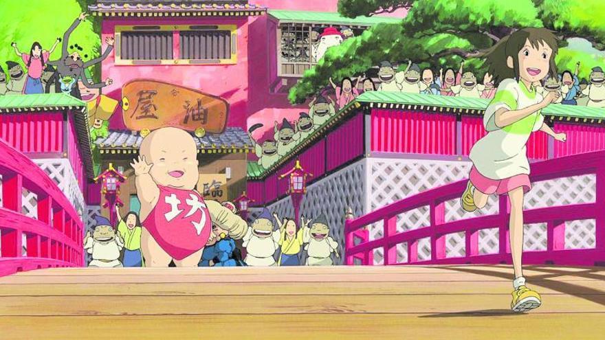 Un fotograma de ‘El viaje de Chihiro’, el clásico de la animación de Hayao Miyazaki que vuelve a los cines para celebrar los 20 años de su estreno. | | ELD