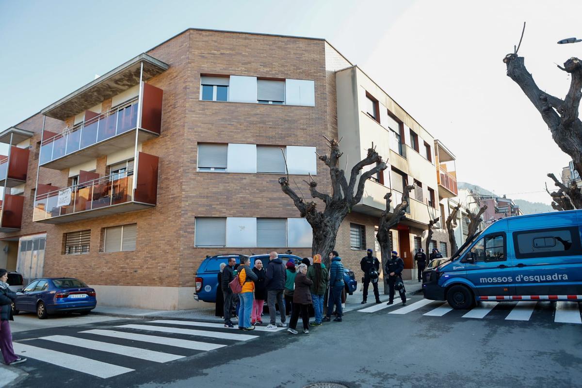 Desnonament aquest matí a Sant Vicenç de Castellet