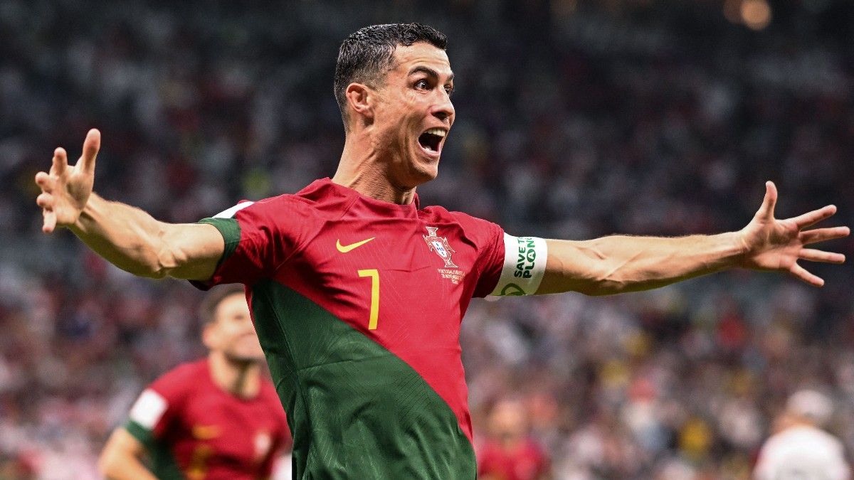 Cristiano Ronaldo durante el partido ante Uruguay