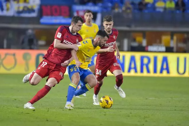 El partido UD Las Palmas-CA Osasuna, en imágenes