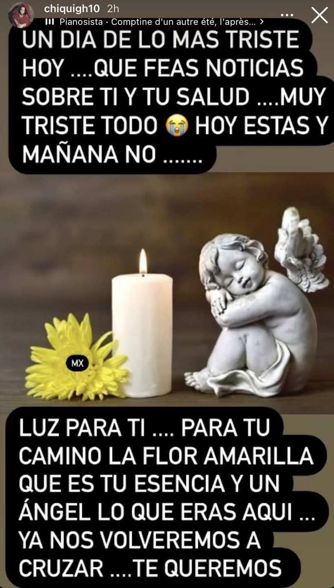 Chiqui de 'Gran Hermano' le manda un mensaje de despedida a Mila Ximénez