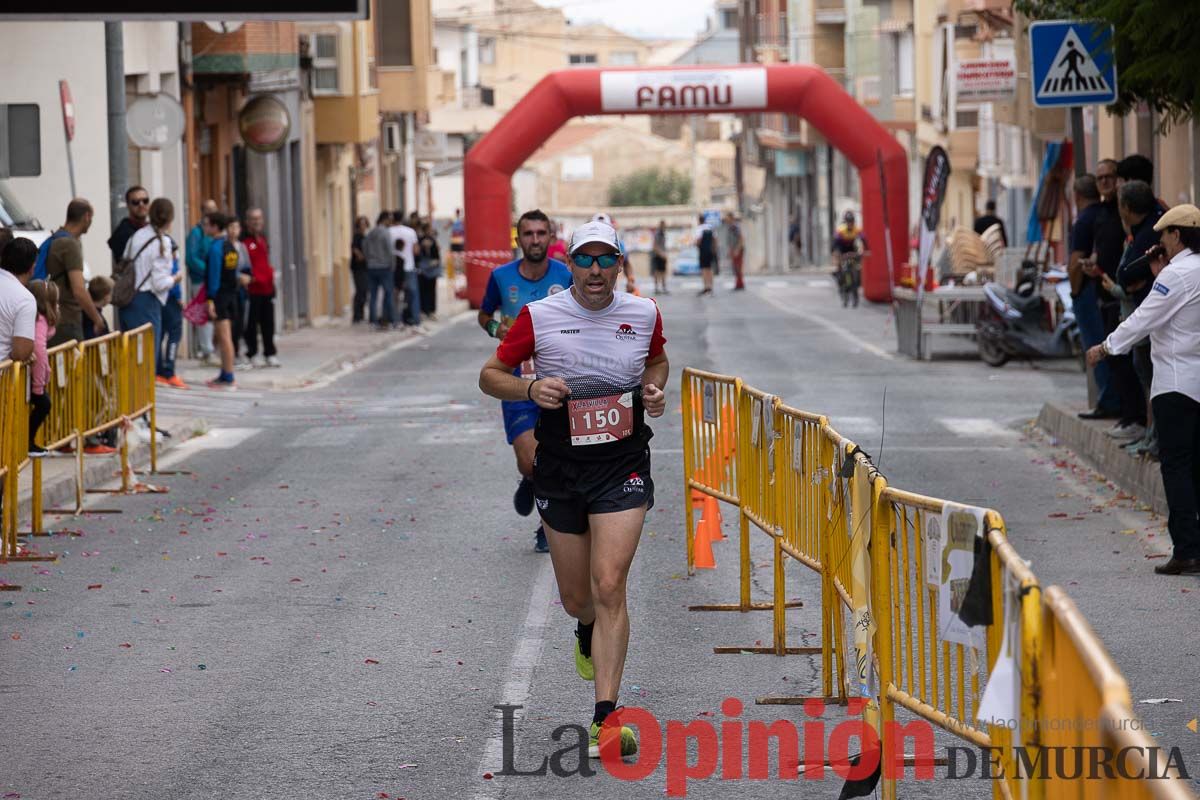 Carrera Popular Urbana y de la Mujer de Moratalla ‘La Villa, premio Marín Giménez (línea de meta)