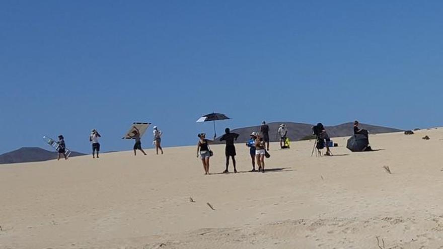 Anuncio de Adidas en Fuerteventura