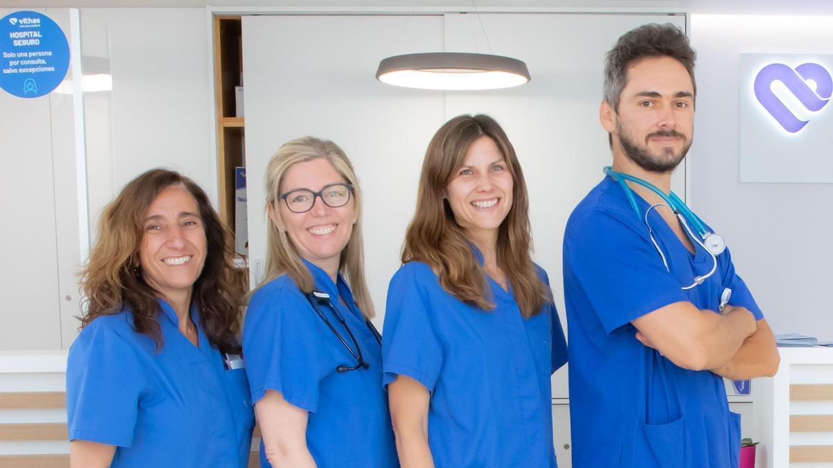 Integrantes de la nueva unidad de medicina interna de Vithas Alicante