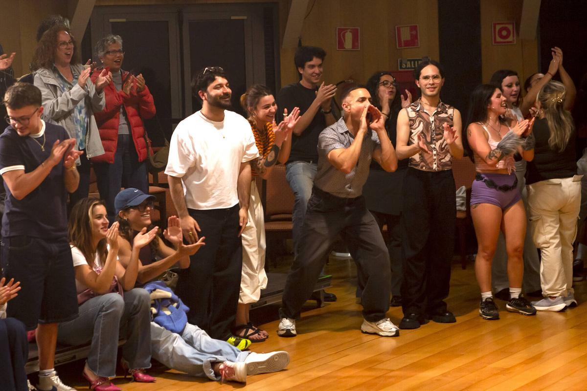 El público asistente a una de las sesiones de Danza en breve.