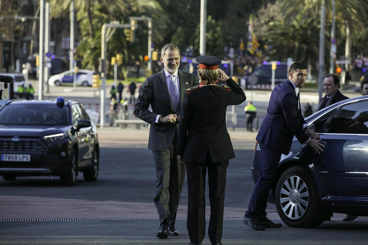 El rey Felipe VI preside en Barcelona la entrega de despachos a los nuevos jueces