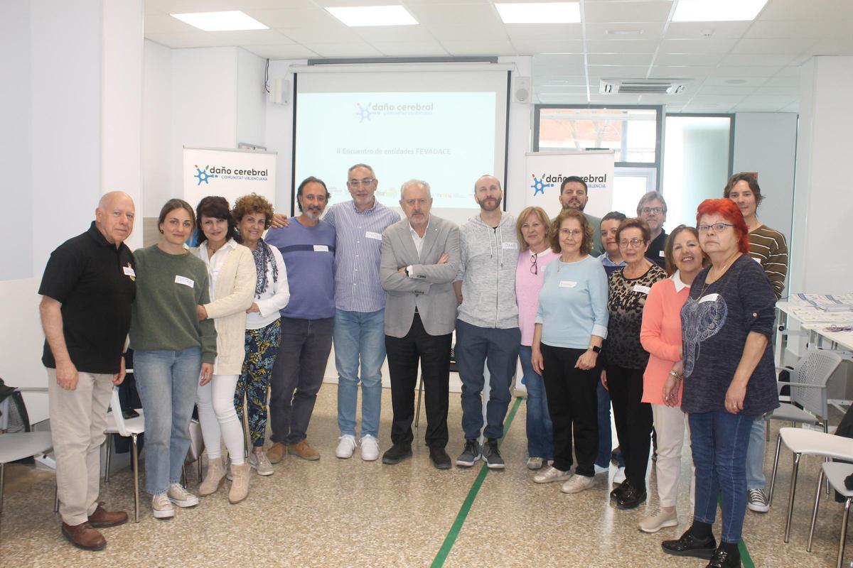 Integrantes de la federación de daño cerebral adquirida de la Comunitat.