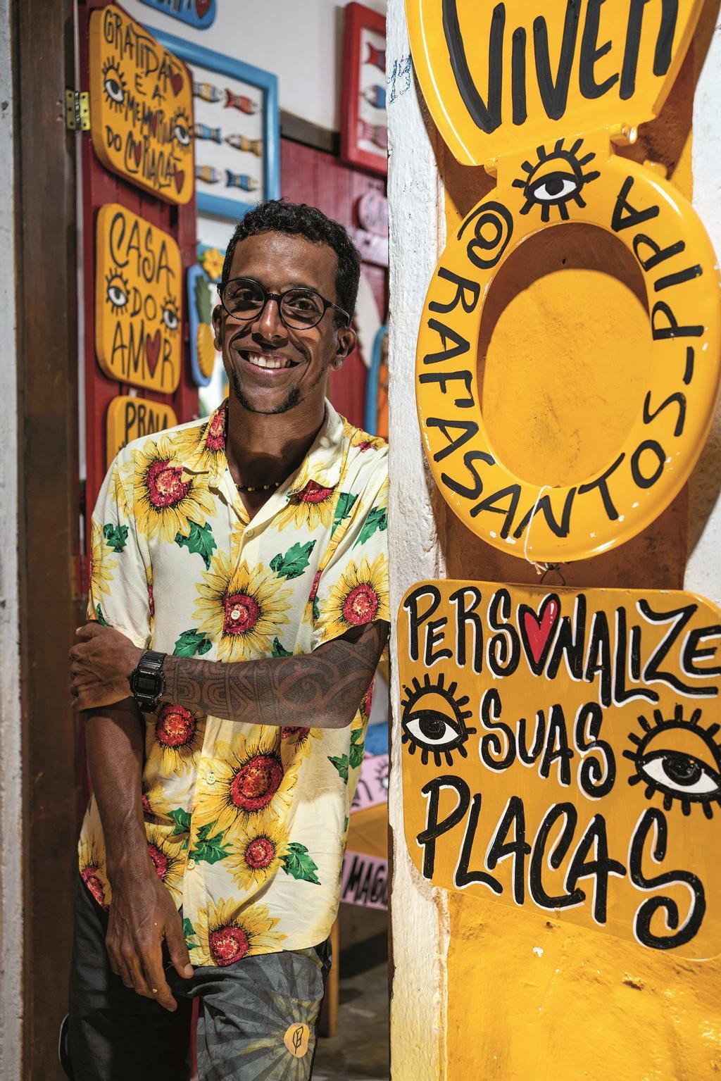 Rafa Santos, artista y activista ecológico.