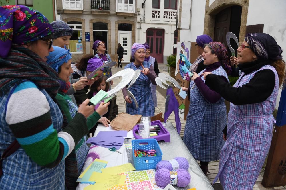 'Choqueirada' feminista en Sada