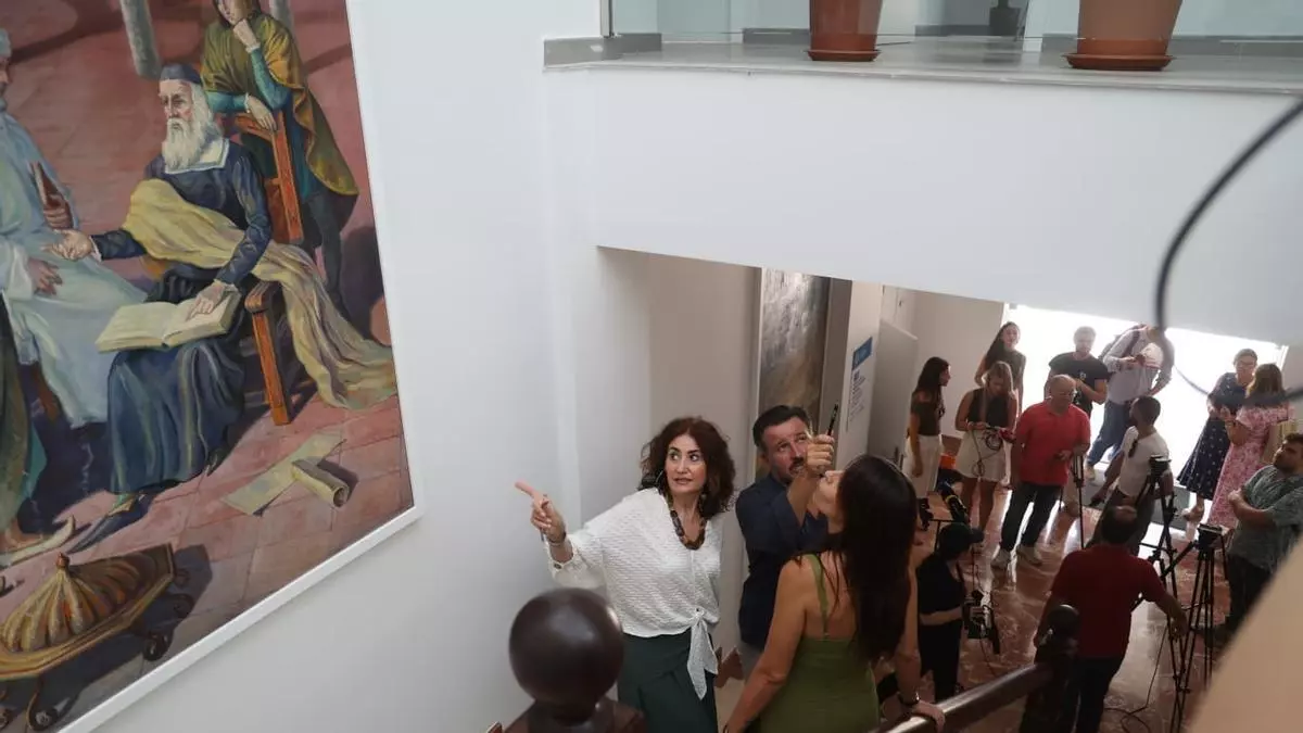 Elche rescata cuadros vandalizados y que fueron extraídos por operarios no expertos en Patrimonio agravando su deterioro