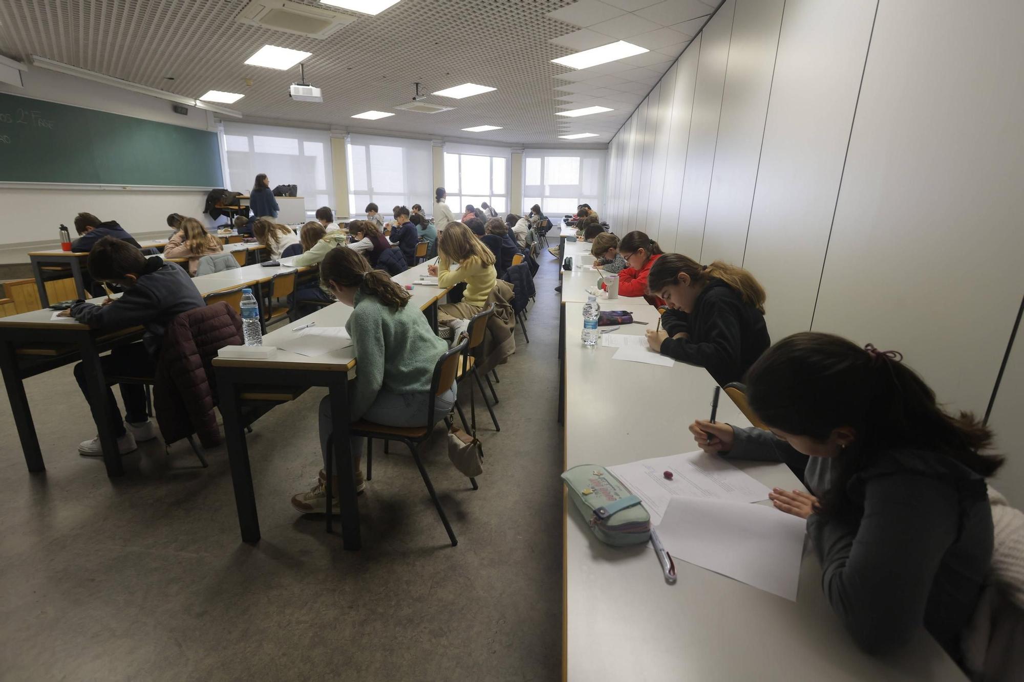 Dos mil niños participan en la Olimpiada Matemática que hoy ha organizado el Colegio Guadalaviar en la UPV