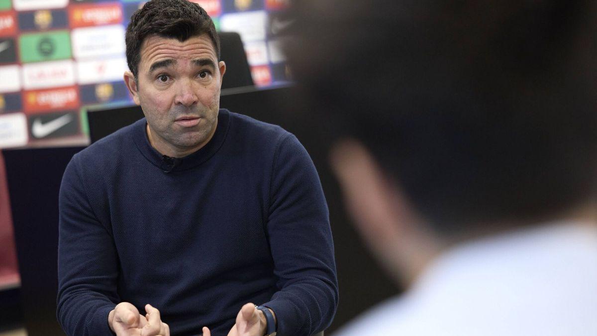 Deco, durante la entrevista con SPORT