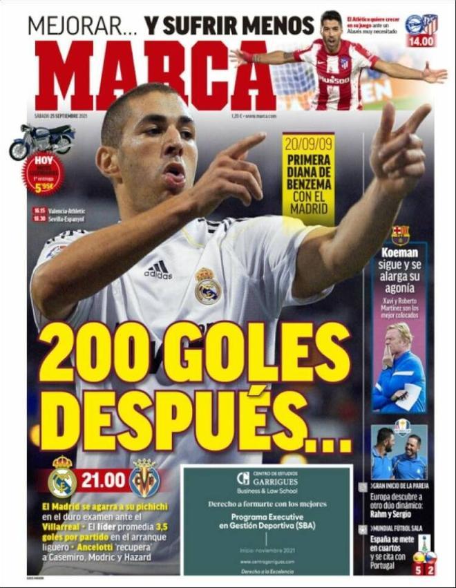 Las portadas de la prensa deportiva de hoy