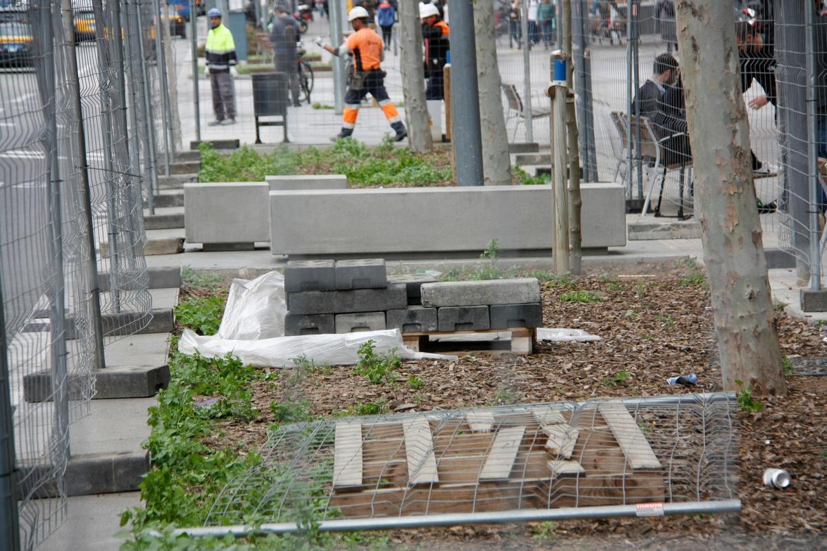 La Meridiana de Barcelona estrena tramo de obras desde Felip II hasta Fabra i Puig