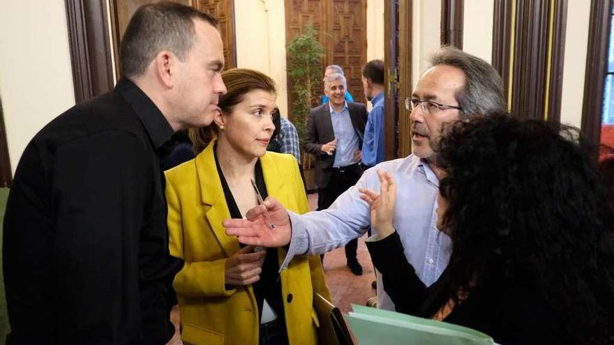 Francisco José Requejo, Clara San Damián, Francisco Guarido y Laura Rivera.