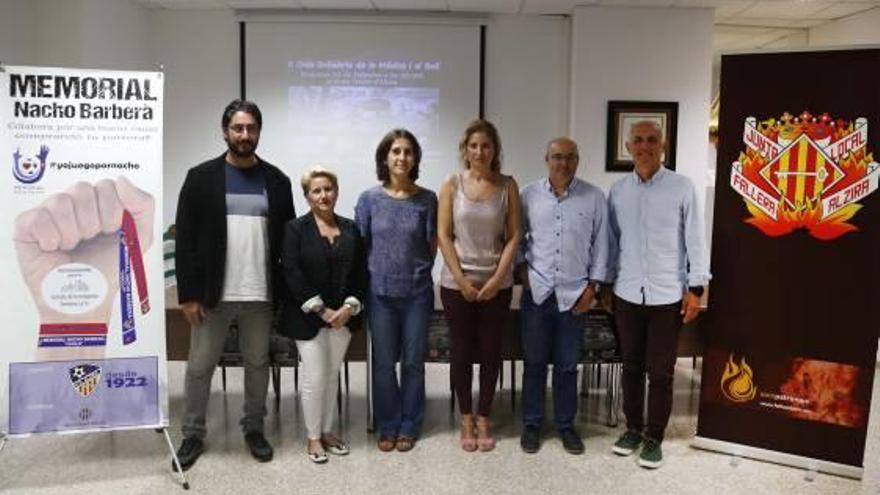 Participantes en la presentación de la gala.