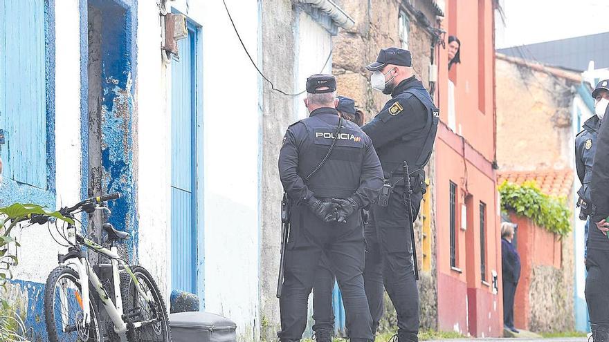 Actuación de la Policía Nacional en A Coruña.