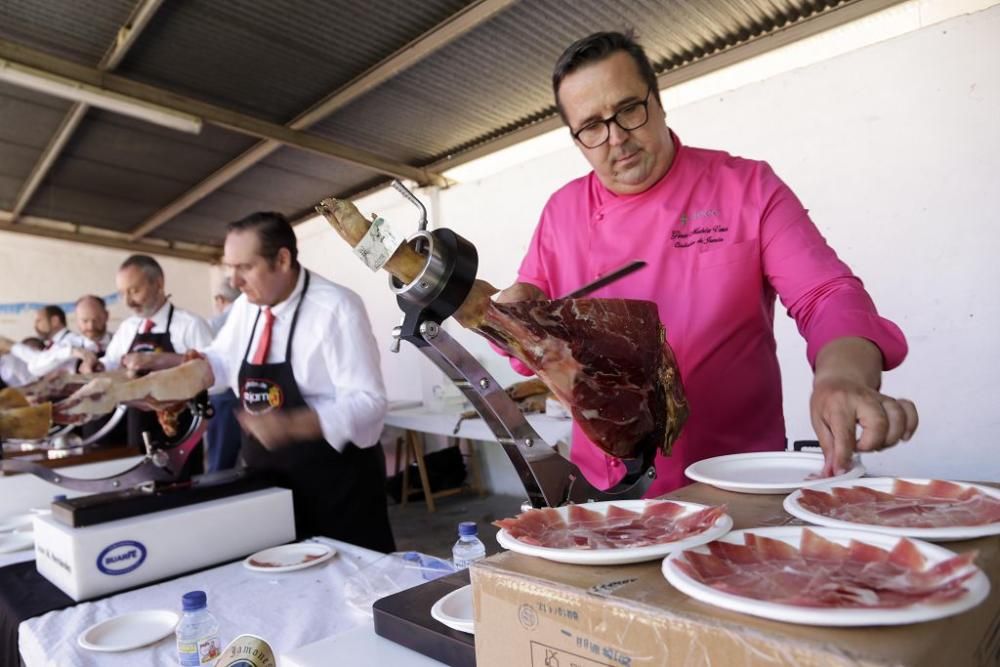 III Encuentro de Cortadores de Jamón de la AECC de Zarandona