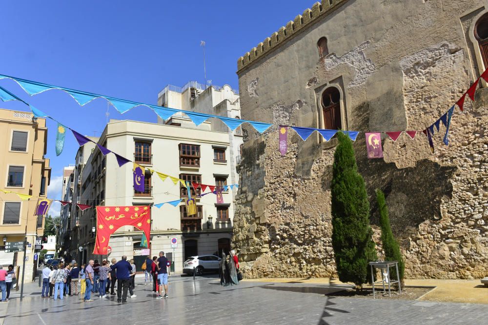 Montaje del Festival Medieval de Elche