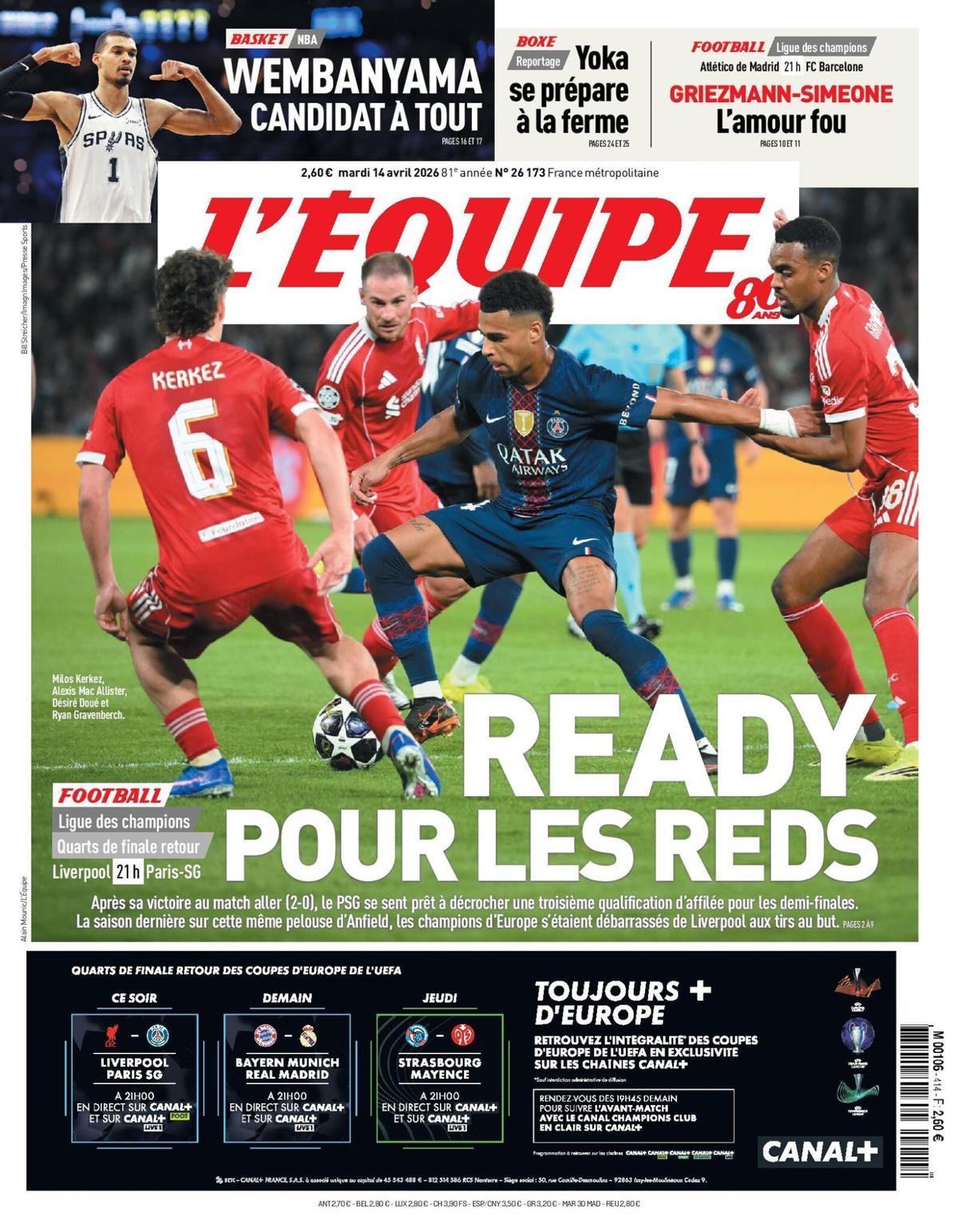 La 'operación remontada', en las portadas de la prensa deportiva de hoy