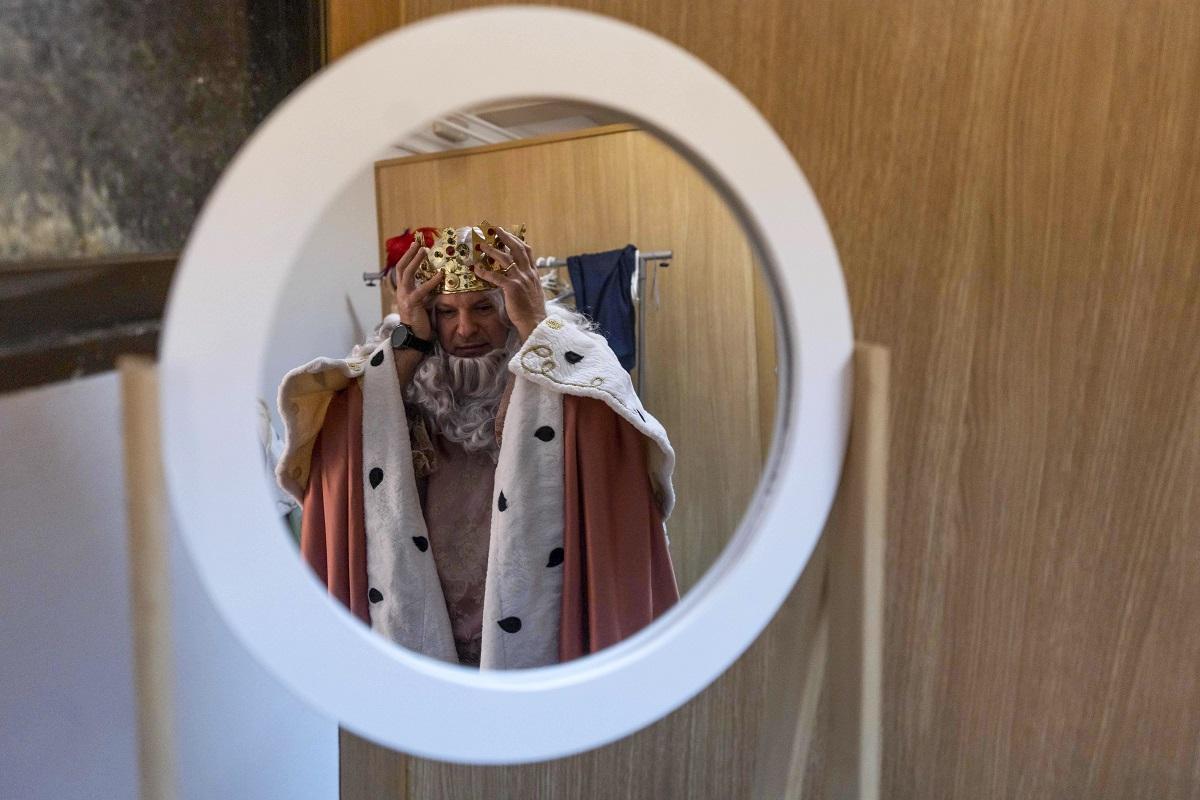 Uno de los reyes de El Viso, donde volverá a representarse el auto sacramental.
