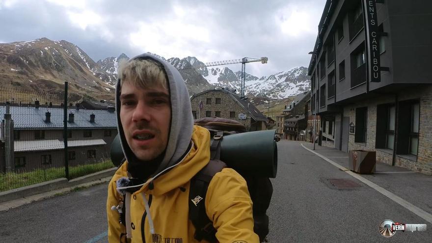 &quot;Verín Express&quot;, la aventura de un joven que caminó 1.000 kilómetros con diez euros de presupuesto diarios