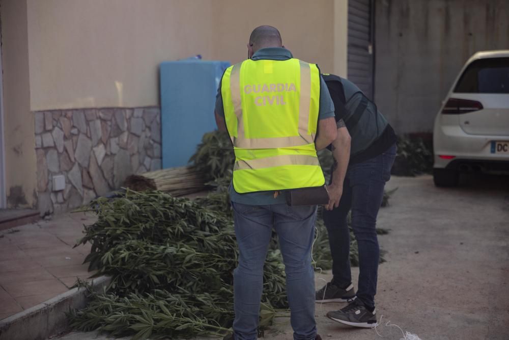 Operació antidroga de la Guàrdia Civil amb epicentre a Vidreres