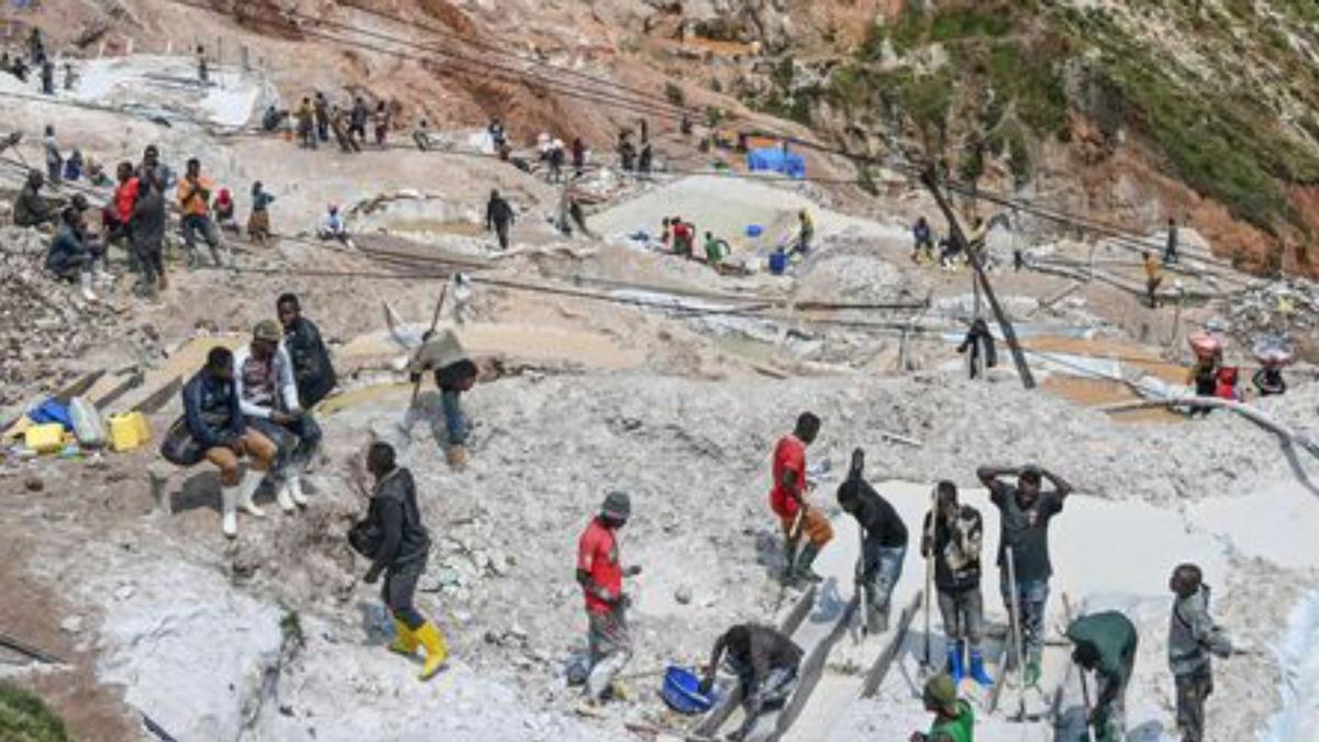 Mina de coltan a Rubaya. | AP