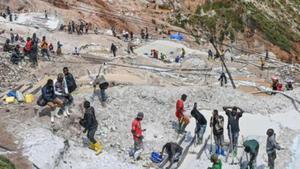 Mina de coltan a Rubaya. | AP