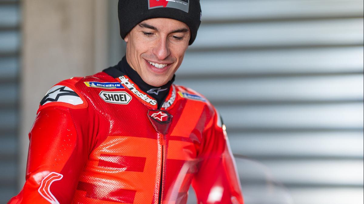 Marc Márquez inicia 2026 con muchas ganas