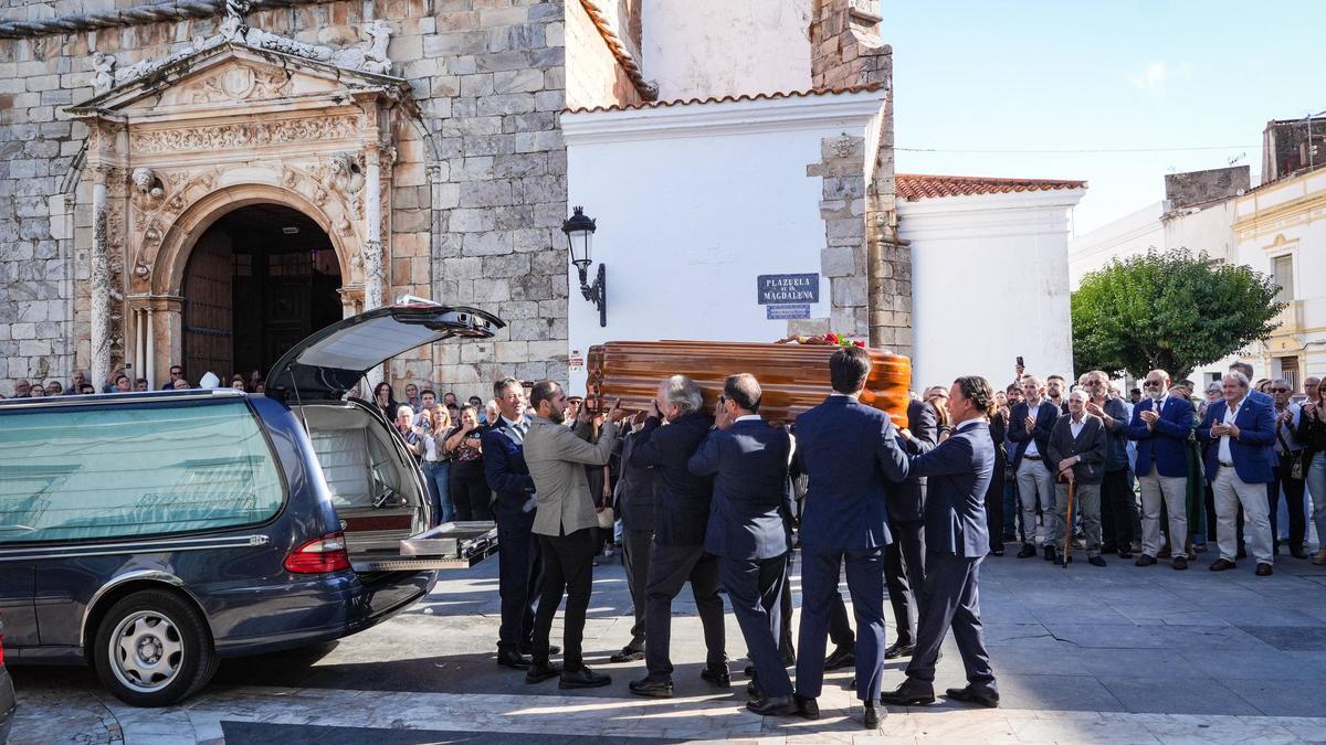 El funeral tuvo lugar en la iglesia de la Magdalena.