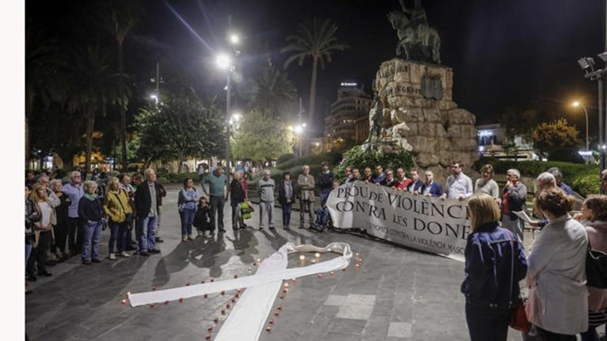 Imagen de archivo de una protesta de Homes per la Igualtat en Palma.