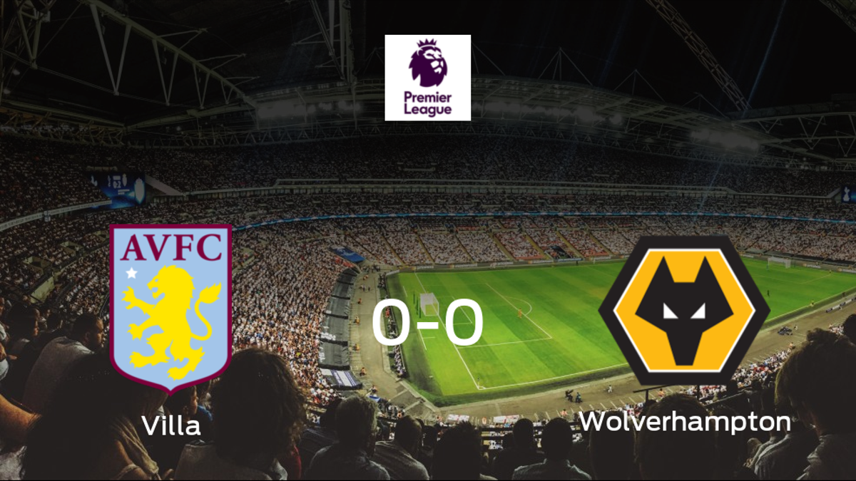 El Aston Villa y el Wolverhampton Wanderers no encuentran el gol y se reparten los puntos (0-0)