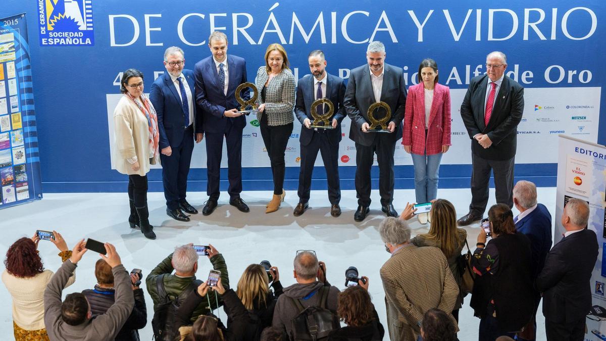 Entrega de los premios Alfa de Oro, en la edición de Cevisama 2023.