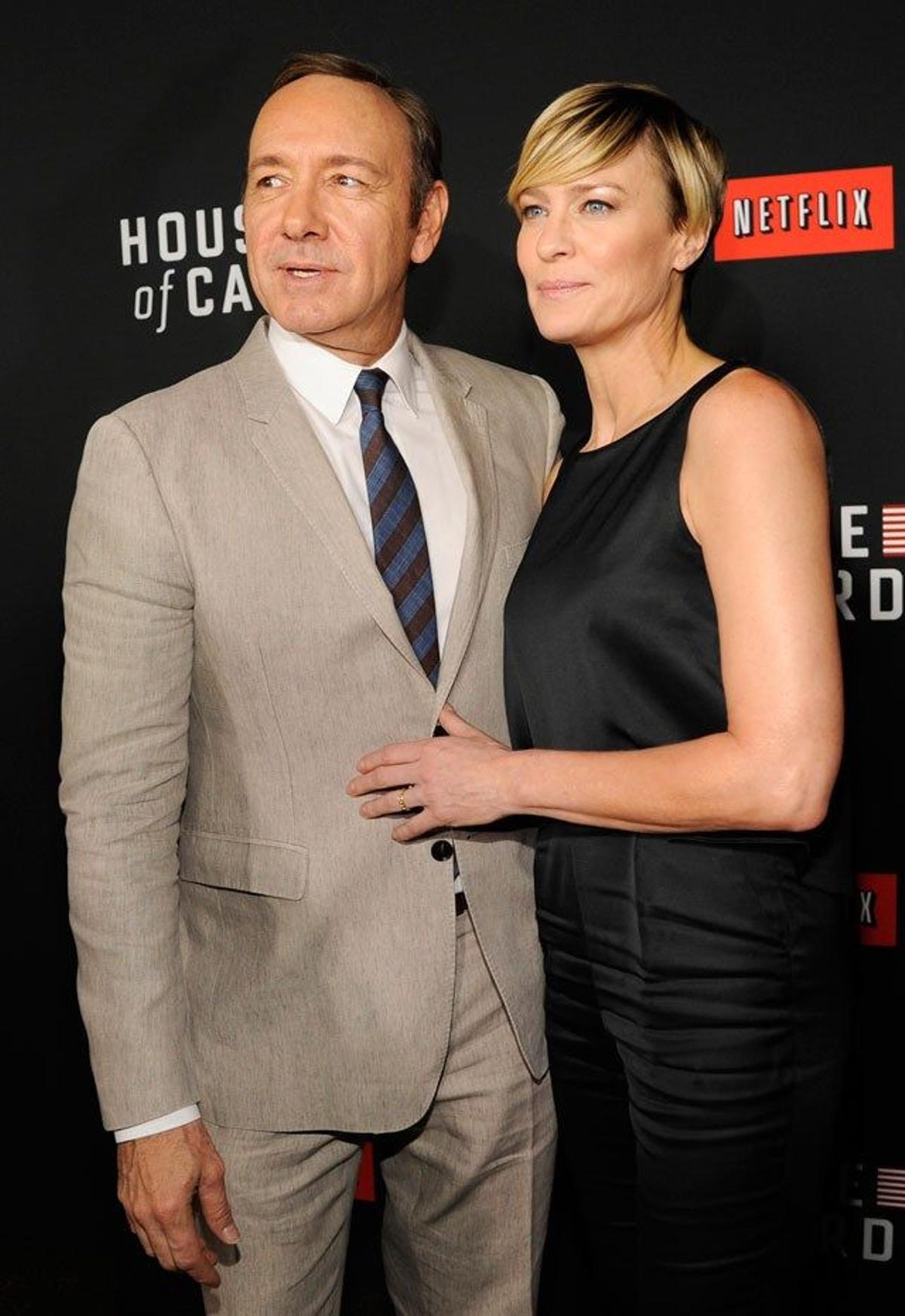 Kevin Spacey y Robin Wright