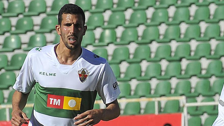 Tekio, durante el partido frente al Lleida