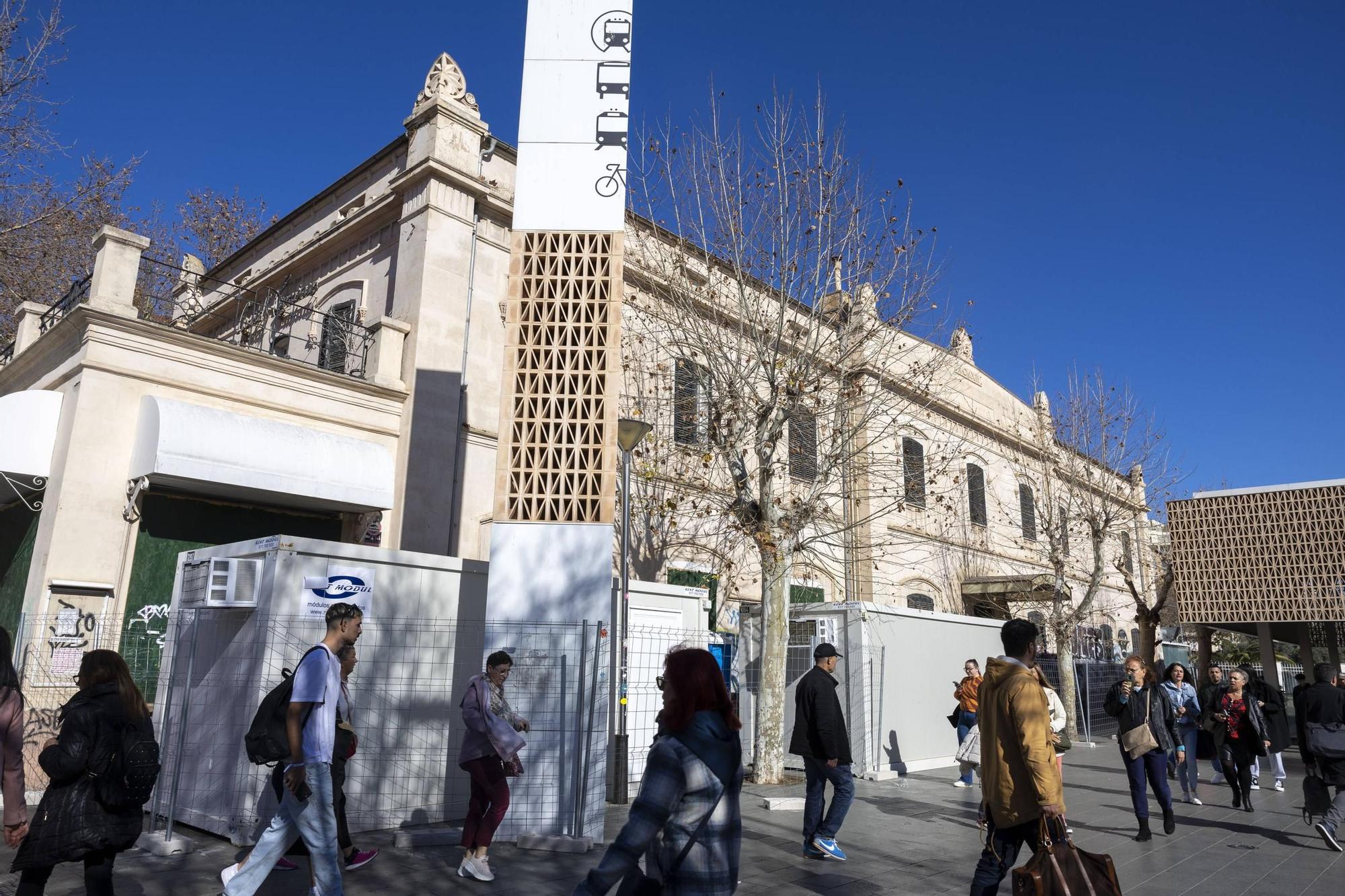 Hostal Terminus de Palma | Fotos: Empiezan las obras de reforma del emblemático edificio