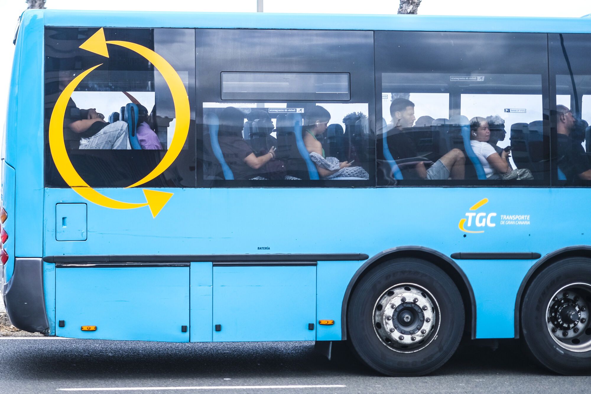 Huelga en las guaguas del transporte público interurbano en Gran Canaria (23/09/25)