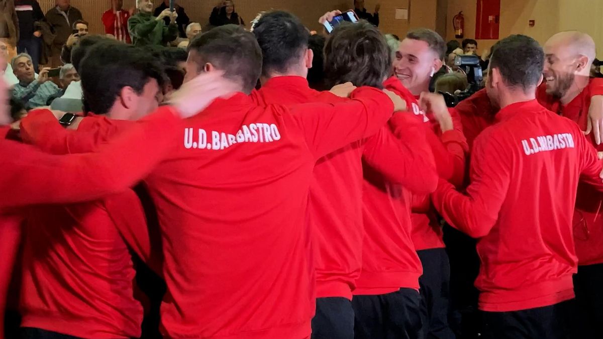 SORTEO COPA DEL REY | La reacción del Barbastro al tocarle el Barça en la Copa del Rey