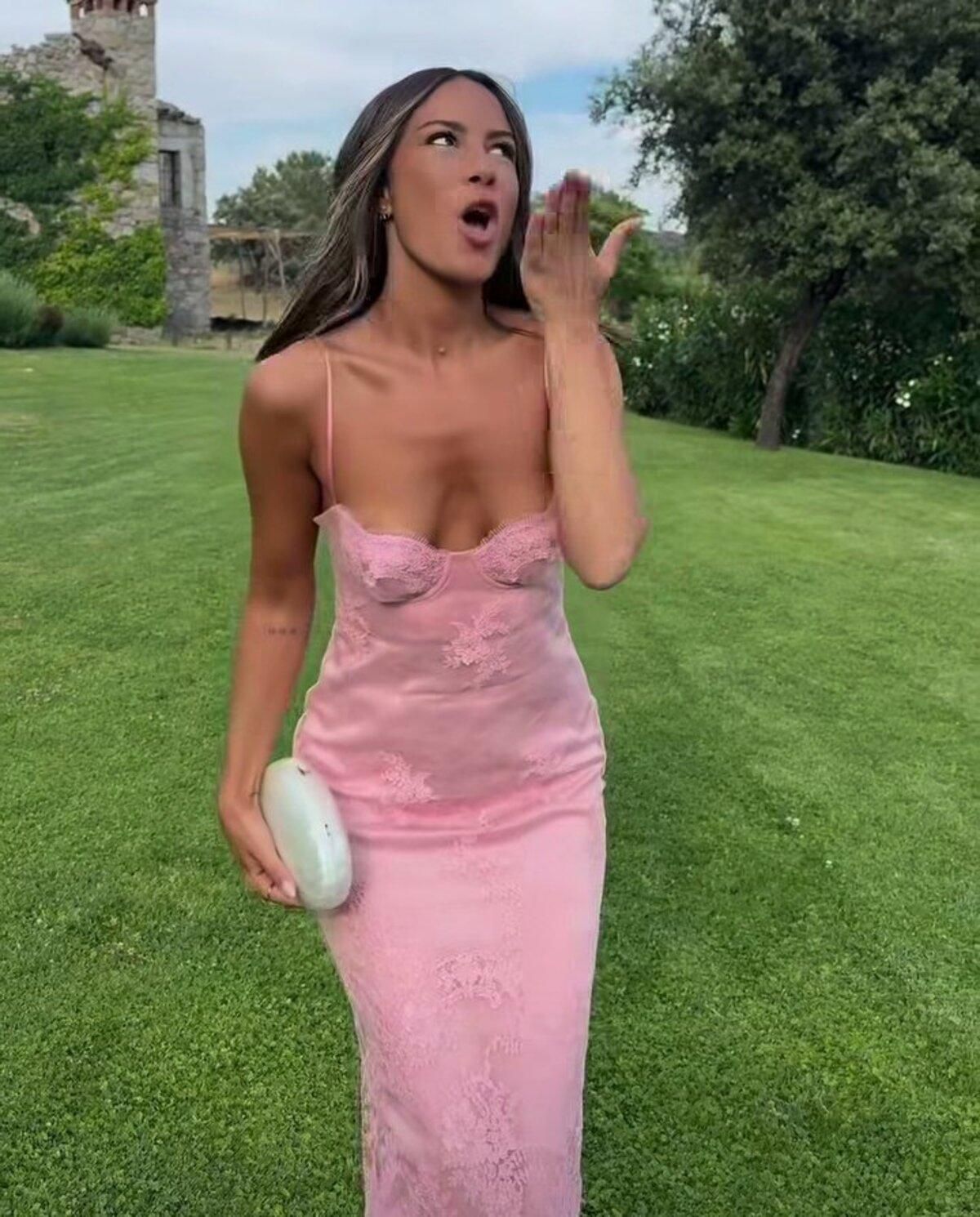 Melyssa Pinto en la boda de Susana Molina