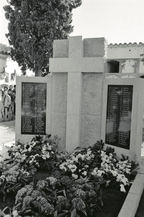 La inauguració del memorial al cementiri d'Arbúcies va ser el novembre del 1970